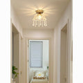 Aisle light corridor light led modern casual cream frenchaccessible luxury crystal light entrance porch balcony ceiling light