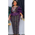 new party evening dress, heavily rhinestone embellished, hot-selling  african women's dress with belt included