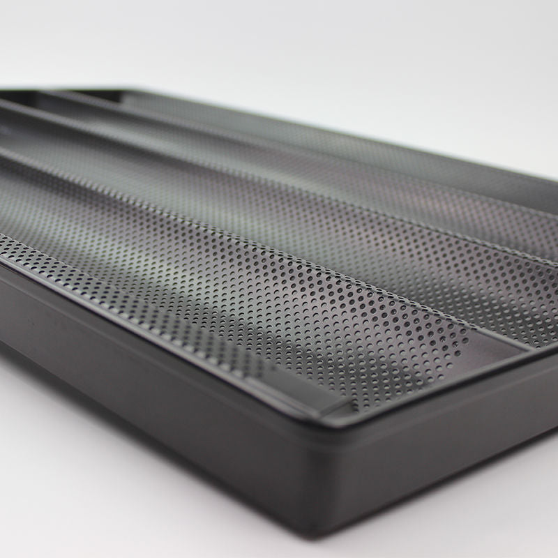 Commercial baguette non-stick baking pan mold - four-slot/five-slot baguette french u-shaped wavy loaf pan
