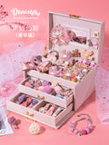 Princess-style hair accessories, hair clips, headbands, high-end storage jewelry box, children's cartoon hair ornaments gift box, wholesale for women
