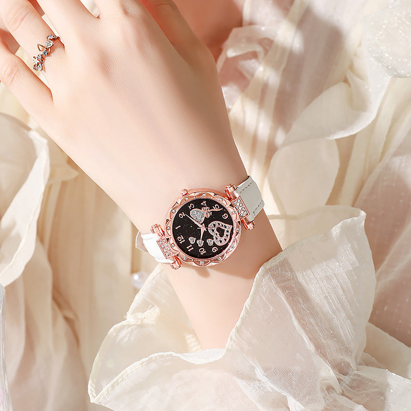 foreign trade in stockfashioncasual belt watch women's casual student quartz women's watch manufacturer wholesale watch