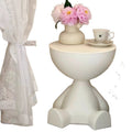 Cream style new arrival popular living room small flat head coffee table creative simple plastic side table ins style bedroom corner table