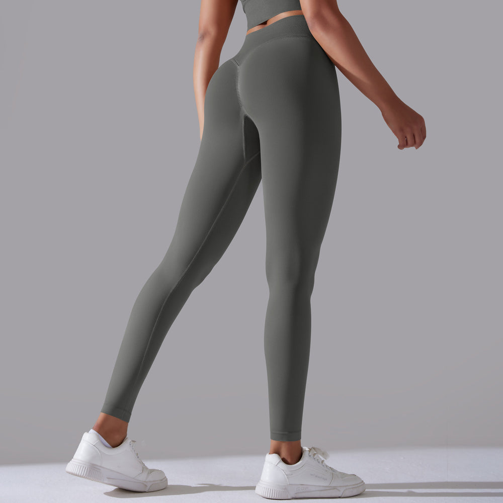 fashion seamless pure color cross back sports bra vest yoga suit running fitness three-piece set