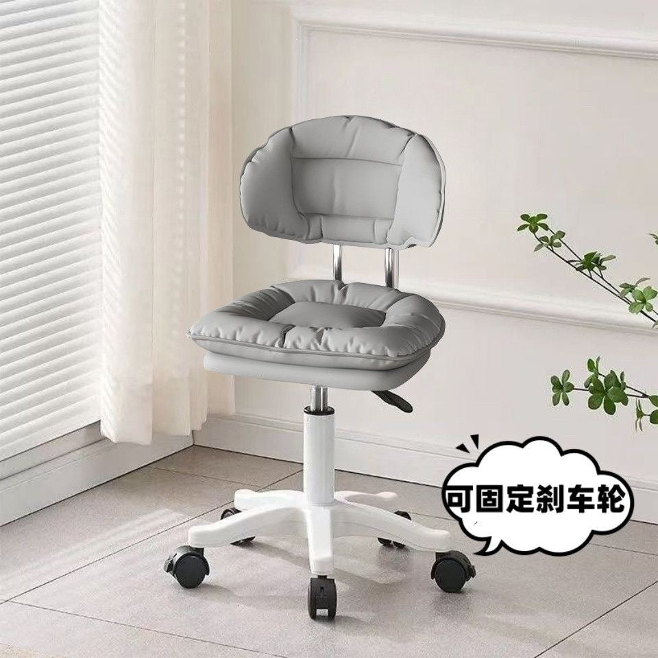 Makeup chair front desk movable computer chair backrest adjustable cloud chair modern casualpopular bar chair swivel chair