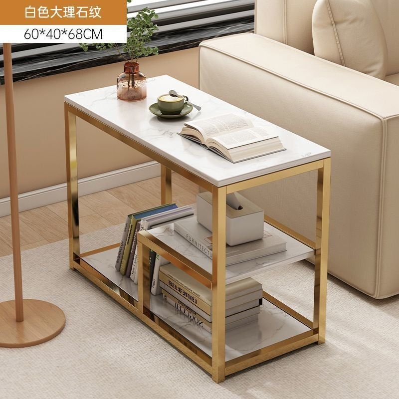 Sofa side table tea cabinet for home small coffee table modern casual corner table small table balcony simple small tea table side cabinet