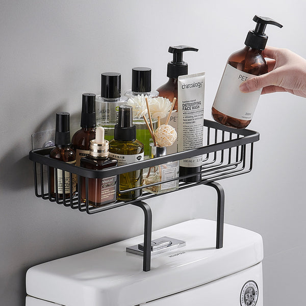 Toilet toilet rack above toilet flush tank non-punching wall-mounted toilet storage rack
