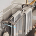Bathroom towel rack, punch-free bathroom storage rack, hardware bathroom hanging rack, wall-mounted bathroom towel rack