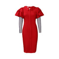 D3165 european and american women's clothing  autumn/winter new mesh patchwork pleated ol elegant commute plus size foreign trade dress