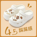 New arrival crocs women's summer 2025 new arrival shit-stepping outwear nurse thick solenon-slip toe cap sandals and slippers for women