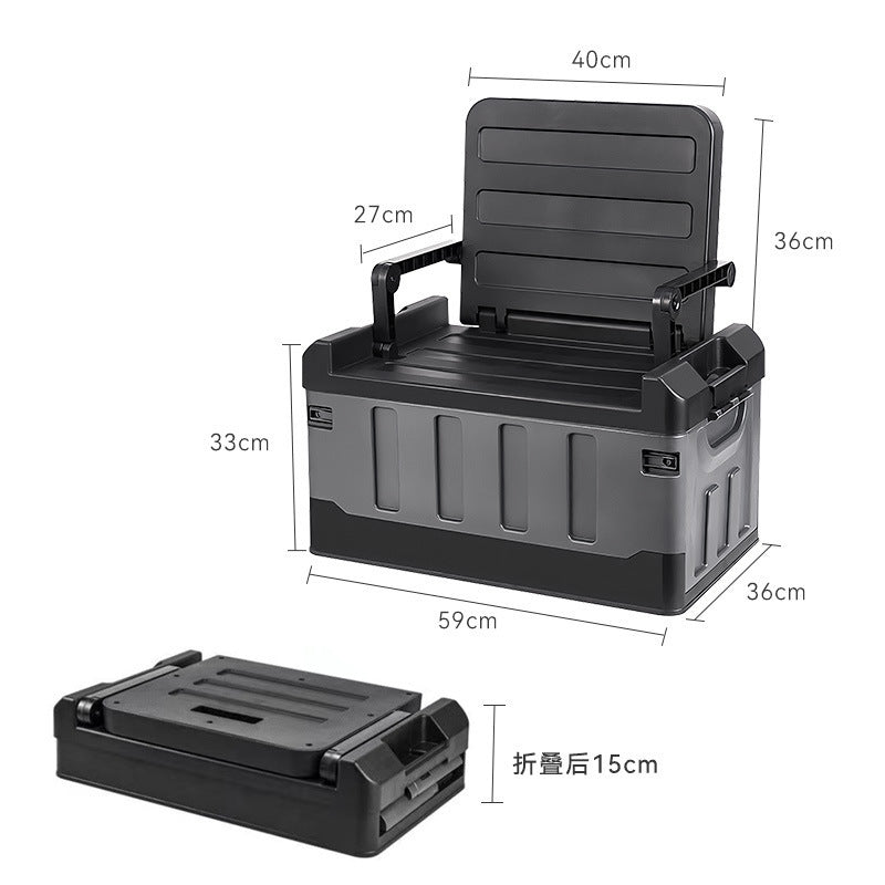 Spot free shipping repurchase outdoor camping outing car trunk multi-functional finishing box car bedside storage