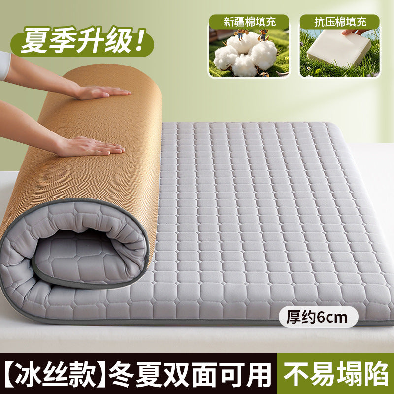 new all-cotton mattress protector - perfect for b&bs, soft mattresses, home bedrooms, dorms, students, and single apartments