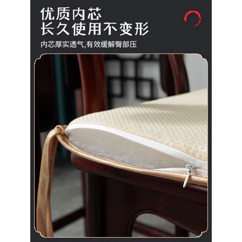 Summer cold rattan seat cushion solid wood armchair mat seat cushion Chinese mahogany sofa cushion chair cushion wholesale