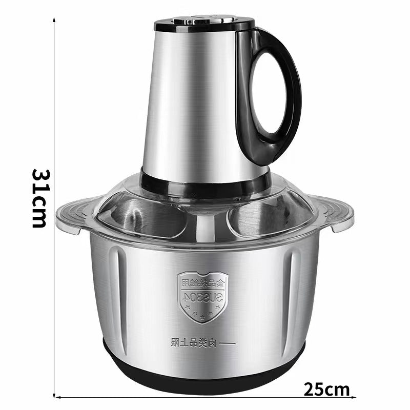 stainless steel meat grinder small for home mixer dumpling meat filling large capacity automatic food processor wholesale
