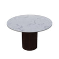 Source factory slate round dining table accessible luxury modern casual table for home small apartment popular restaurant classy dining table