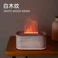 Usb simulated flame lamp small aromatherapy humidifier bedroom home office desk ambient light mini desktop