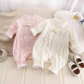 Baby rompers - spring/autumn collection: stylish double-layer bodysuits for newborns - adorable spring outfits for your little one