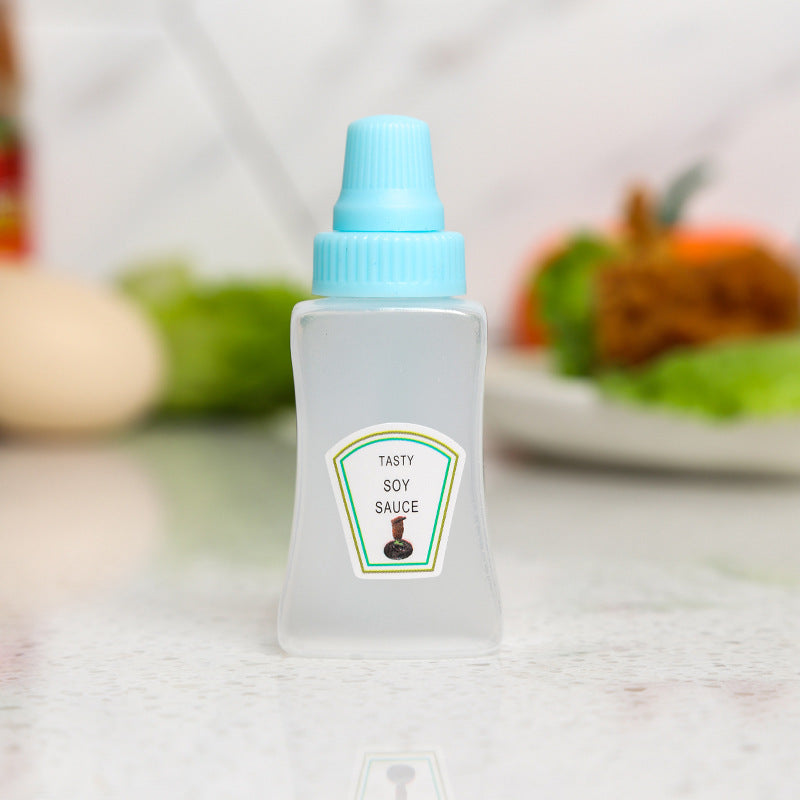 Household squeeze salad dressing dispenser, condiment container, jam squeeze bottle, outdoor bbq seasoning bottle set, home sauce dispenser