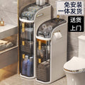 Bathroom slit storage cabinet drawer type toilet narrow slit storage cabinet plastic bathroom slit cabinet ultra-narrow narrow side cabinet