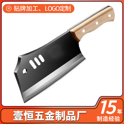 Hand-forged chopping and slicing knife, dual-purpose kitchen knife for home use. sharp, self-sharpening, ideal for slicing, dicing, and meat cutting. this cleaver is also sharpenable
