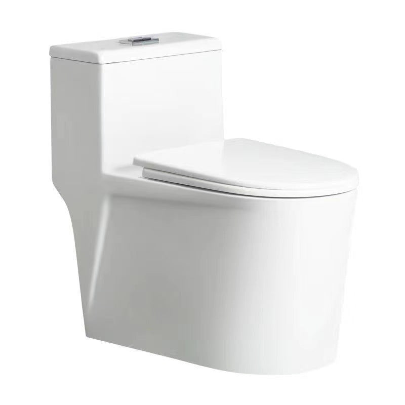 Special hotel project standard toilet siphon one-piece pumping large diameter splash-proof bathroom toilet