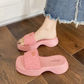 hot-selling 2026 new women's slippers, summer outdoor wear, thick-soled, non-slip, fashionable and versatile sandals, women's export