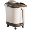 Foot-operated electric foot bath bucket, heightened and deepened bucket, calf soaking foot basin, family foot bath, electric heated foot bath, high and deep bucket