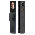 Smart door lock - cross-border, fully automatic, fingerprint, card, password, palmprint, and face recognition unlocking. multi-language support. wholesale available
