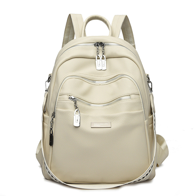 New three-purpose bag large-capacity  women's backpack large-capacity messenger bag retro backpack women's fashion