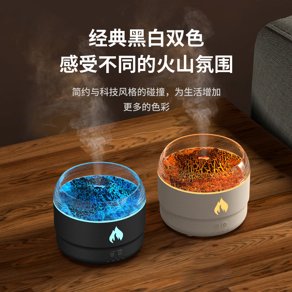 2024 new volcano aroma diffuser - home desktop colorful aromatherapy machine, bedroom essential oil humidifier, wholesale gifts