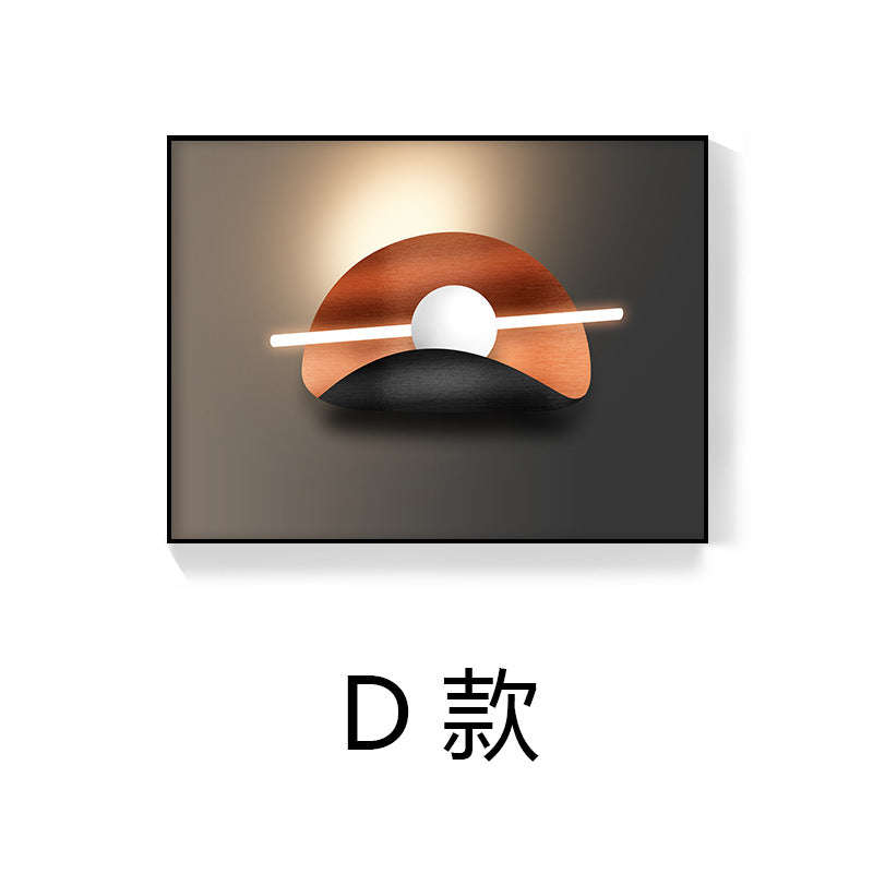 Nordic meter box decorative painting modern simple electric box painting push-pull light luxury blocking painting electric switch box crystal porcelain mural