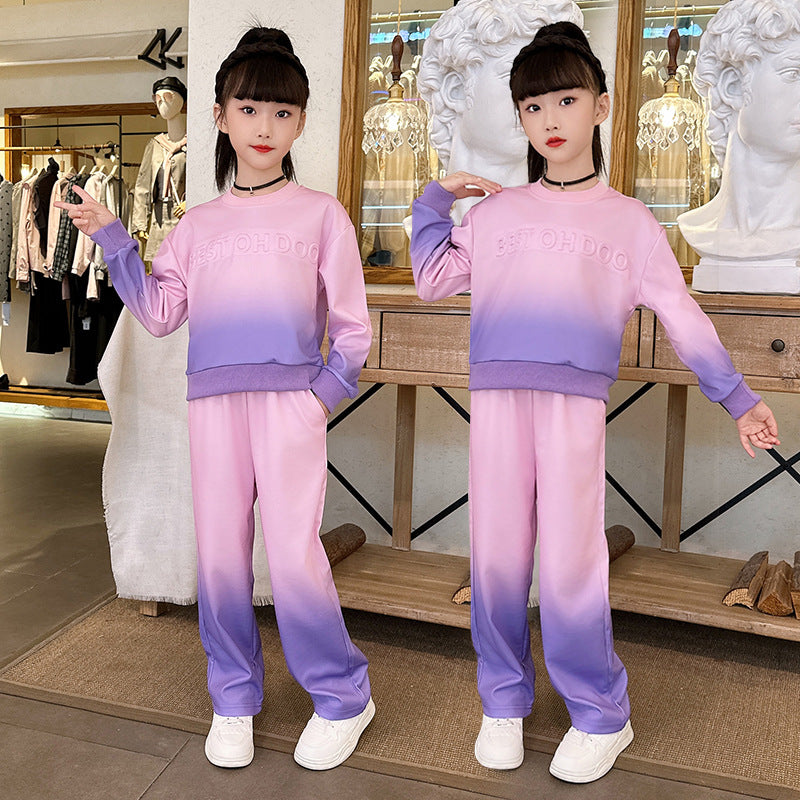 Girls' activewear set: new  spring/autumn collection - stylish and trendy for toddlers and big kids