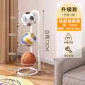 Ball storage rack - home basketball storage, soccer & sports multifunctional organizer, indoor multi-tier ball display stand