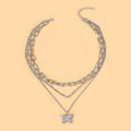 Wholesale autumn/winter sweater necklaces: european & american cross-border jewelry, multi-layered statement necklaces, trendy & high-end korean style ins necklaces