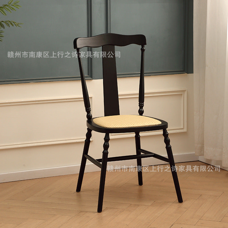 Italian dining chair - modern minimalist light luxury dining table and chair set - designer style nordic 2025 new arrival dining stool
