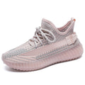 Spring/summer 350 flyknit new arrival: versatile, trendy, casual, athletic, running shoes - soft, flat, sock-style, breathable mesh
