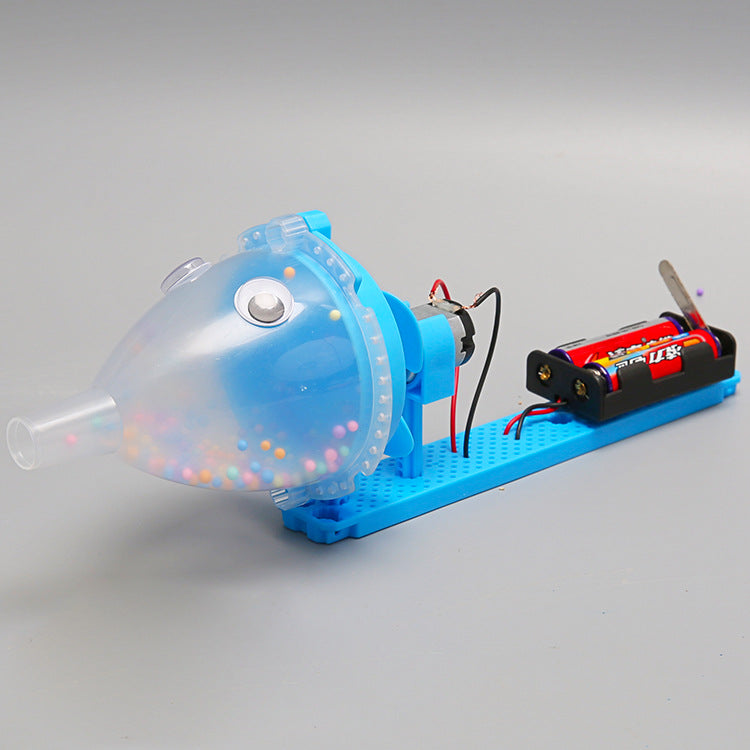 Technology small production DIY vacuum cleaner creative handmade puzzle assembly model children's science experimental toys