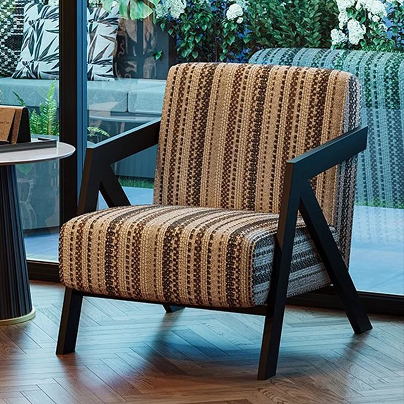Single sofa chair popular richard solid wood lazy sofa milk tea shop coffee shop table and chair combination b&b sofa