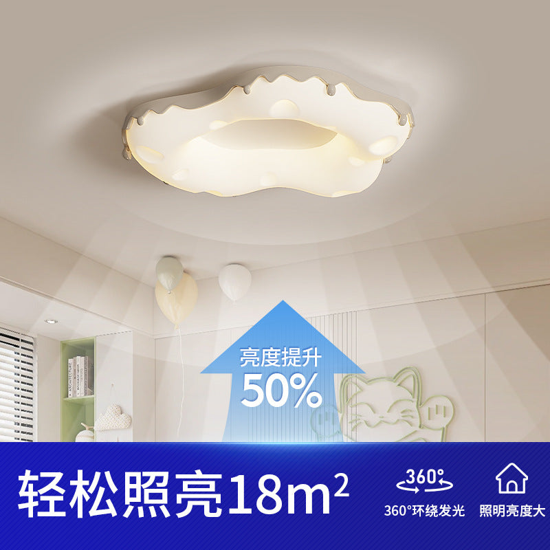 Cream Wind Creative Cloud Bedroom Ceiling Light Simple Modern Full Spectrum Eye Protection Room Lighting 2025 New