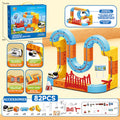 hot-selling electric magnetic track car, mini high-speed train, children's educational toy, building block set, magical 3d toy