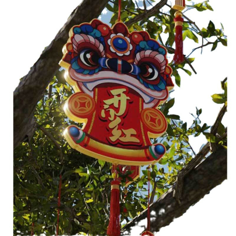 In 2024, the new model has a good start, hanging tree lights, outdoor lighting tree lights, New Year's Day and Spring Festival atmosphere decorative chandeliers