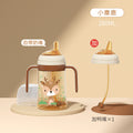 Babycare baby bottle newborn infant bottle 1+ year old baby bottle ppsu straw bottle anti-colic customizable