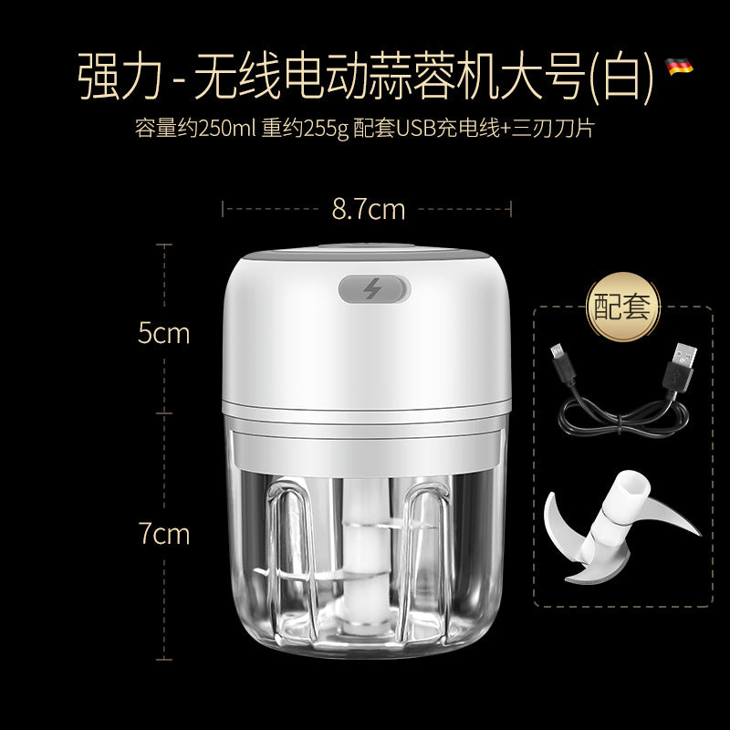 Baby, baby food aid, cooking machine, electric garlic puree, grinder, electric garlic masher, garlic grinder, garlic beating