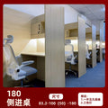 Study table, self-study room, immersive solid wood particle board, balcony corner partition table and chair, for home postgraduate entrance examination student desk