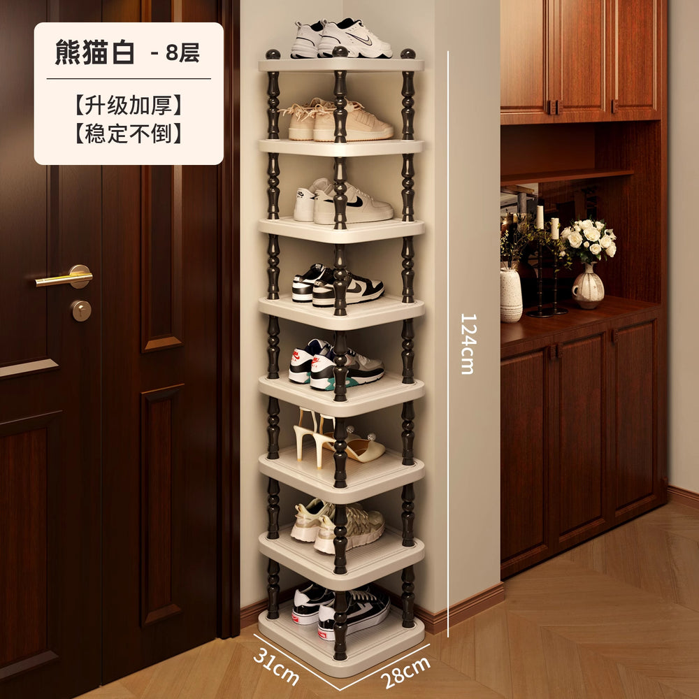 Shoe rack for home door multi-layer shoe cabinet simple storage rack rental room dormitory entrance door shoe storage handy gadget