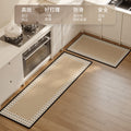 Kitchen floor mat non-slip oil-proof wipeable no-wash accessible luxury waterproof foot mat special stain-resistant thickened for home carpet mat