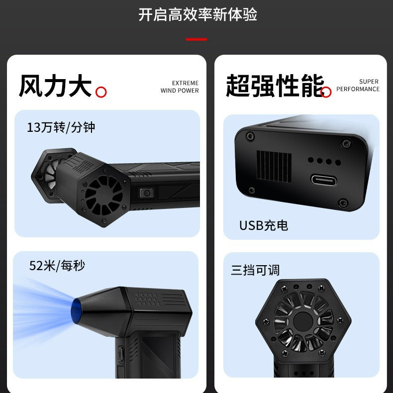 Violent fan handheld fan rechargeable mini outdoor handheld small fan rechargeable electric for home special brushless