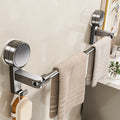 Suction cup extendable towel rack - no drilling required, bathroom hook, bathroom accessory organizer, towel bar, storage rack