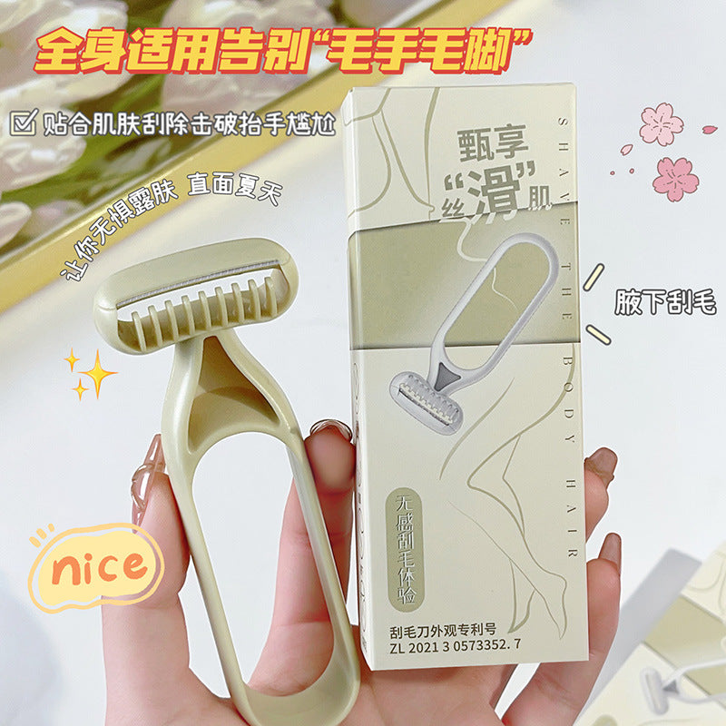 Keqi shaving knife processing personalizedsummer whole body hair removal instrument oem macro armpit hair knife shaving leg hair oem