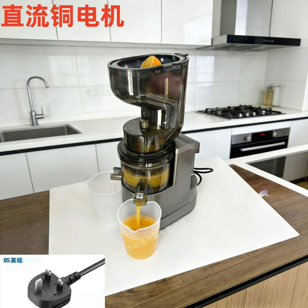 Juicer, pulp and juice separation, small for home, large diameter, commercial blender, fully automatic slow juicer