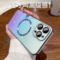 Suitable for iphone16promax gradient glass magnetic mate70 mobile phone case apple 15 lens film all-inclusive